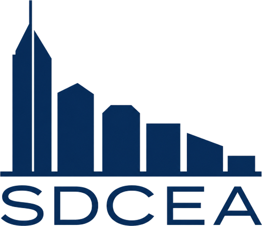 SDCEA skyline logo